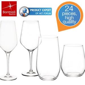 iBood Home & Living - Bormioli Rocco Electra 24-delige glazenset iBood Home & Living - Bormioli Rocco Electra 24-delige glazenset