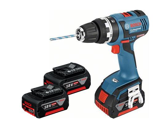 iBood Home & Living - Bosch Blue GSB18 V-EC professionele boor-/schroefmachine + 3x 5.0 Ah accu iBood Home & Living - Bosch Blue GSB18 V-EC professionele boor-/schroefmachine + 3x 5.0 Ah accu