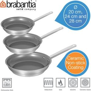 iBood Home & Living - Brabantia 3-delige koekenpannenset Favourite Green in de maten 20, 24 en 28 cm iBood Home & Living - Brabantia 3-delige koekenpannenset Favourite Green in de maten 20, 24 en 28 cm