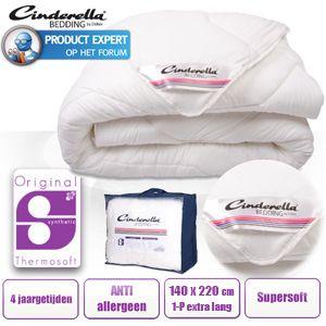 iBood Home & Living - Cinderella Souplesse 1-persoons 4-seizoenen dekbed met Original Thermosoft synthetische vezels 140 x 220 cm iBood Home & Living - Cinderella Souplesse 1-persoons 4-seizoenen dekbed met Original Thermosoft synthetische vezels 140 x 220 cm