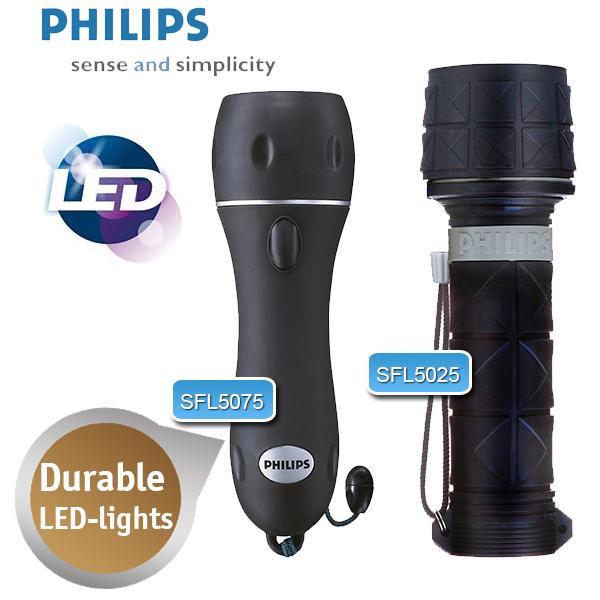 iBood Home & Living - Combiset van 2 Philips LED zaklampen