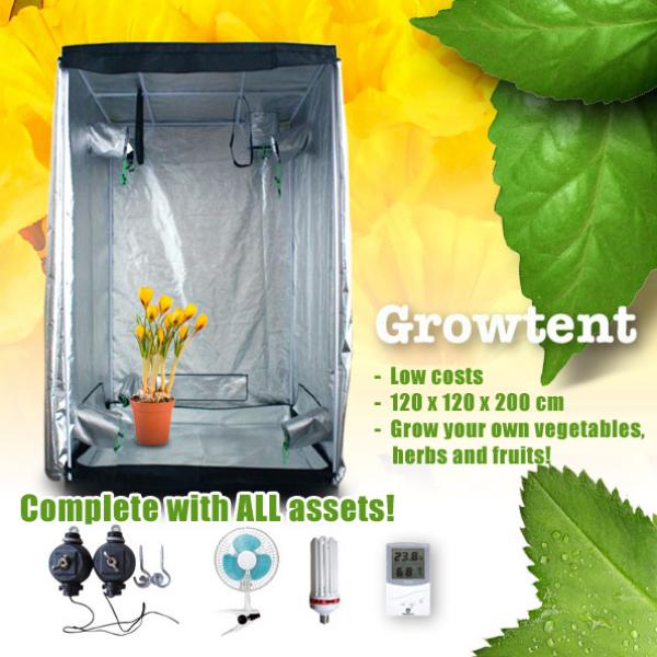 iBood Home & Living - Complete kweektent met alle toebehoren iBood Home & Living - Complete kweektent met alle toebehoren