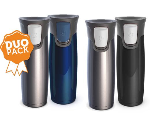 iBood Home & Living - Contigo thermische drinkflessen voor onderweg - duopack