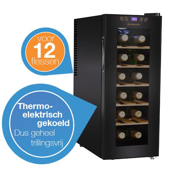 iBood Home & Living - Dunavox thermo-elektrische wijnkoeler iBood Home & Living - Dunavox thermo-elektrische wijnkoeler