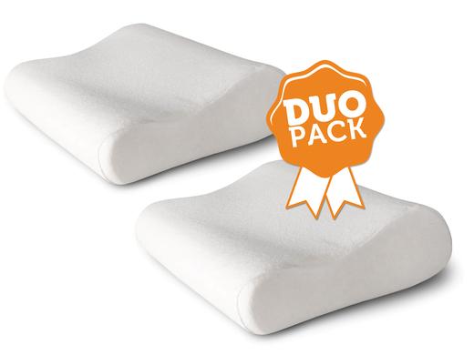 iBood Home & Living - Duopack Moon Memory Traagschuimkussens iBood Home & Living - Duopack Moon Memory Traagschuimkussens