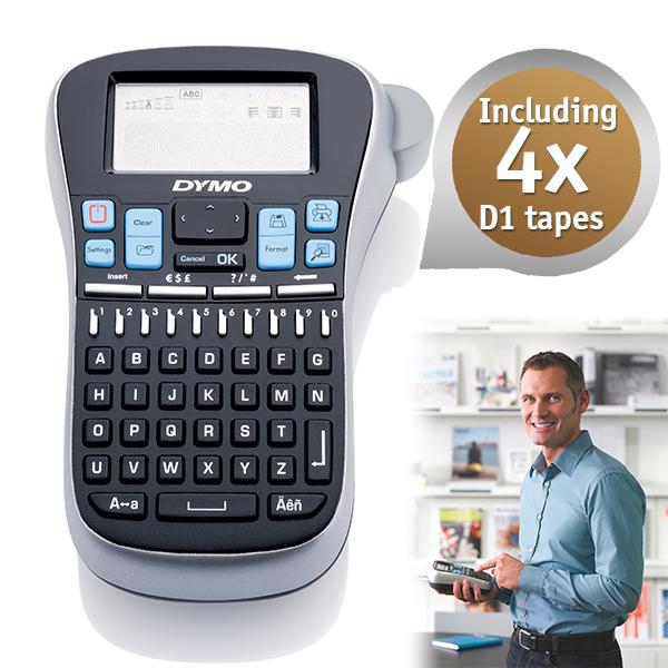 iBood Home & Living - Dymo LabelManager 260P + 4 D1-tapes iBood Home & Living - Dymo LabelManager 260P + 4 D1-tapes