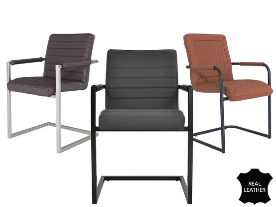 iBood Home & Living - Feel Furniture Leren Stoel iBood Home & Living - Feel Furniture Leren Stoel