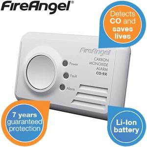 iBood Home & Living - FireAngel Koolmonoxidemelder ? 7 jaar de zekerheid van first alert bij het vrijkomen van koolmonoxide