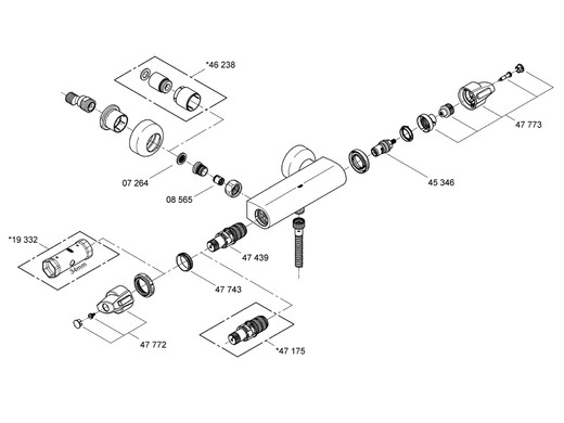 iBood Home & Living - GROHE Precision Comfort Douchethermostaat