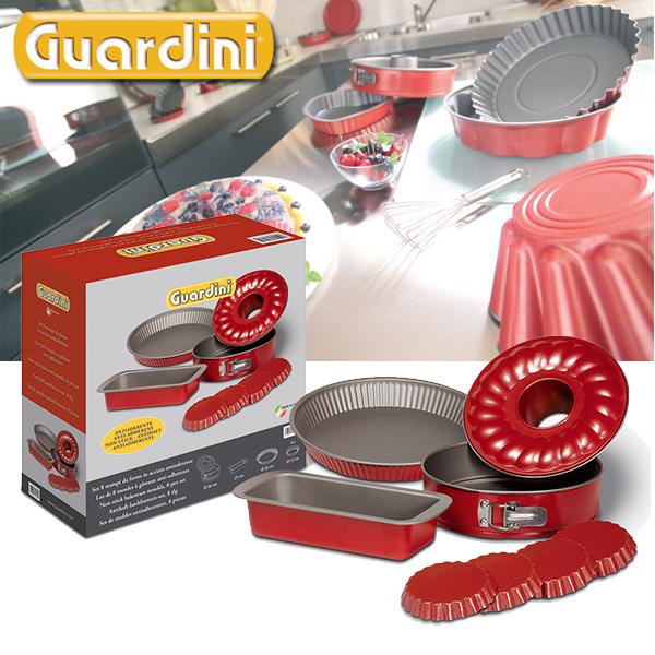 iBood Home & Living - Guardini Rossano 8-delige bakvormenset iBood Home & Living - Guardini Rossano 8-delige bakvormenset