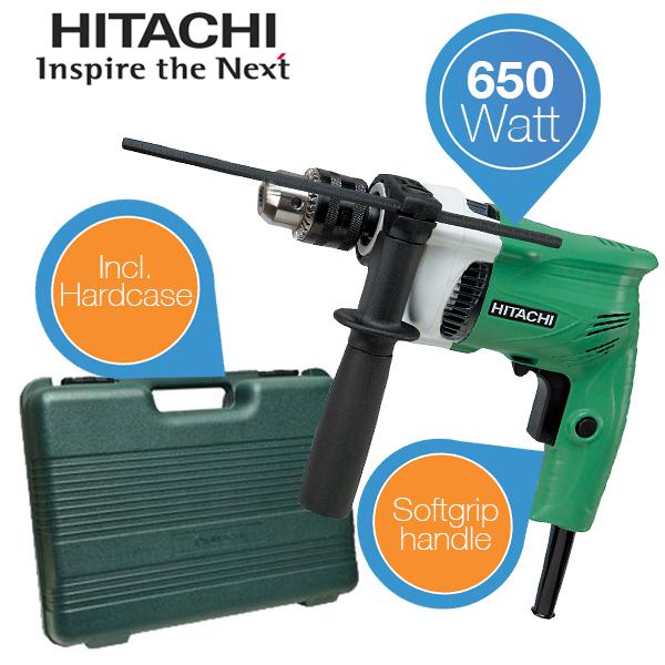 iBood Home & Living - Hitachi klopboorschroefmachine 650W