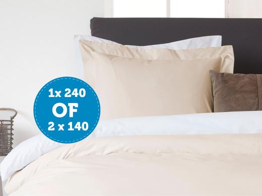 iBood Home & Living - HnL Royal Cotton tweezijdig Dekbedovertrek 1x Lits-Jumeaux of 2x Eenpersoons iBood Home & Living - HnL Royal Cotton tweezijdig Dekbedovertrek 1x Lits-Jumeaux of 2x Eenpersoons