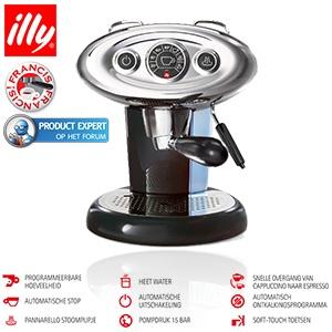 iBood Home & Living - illy Francis Francis Espressoapparaat, zwart ? zet je meest stijlvolle bak koffie ooit!