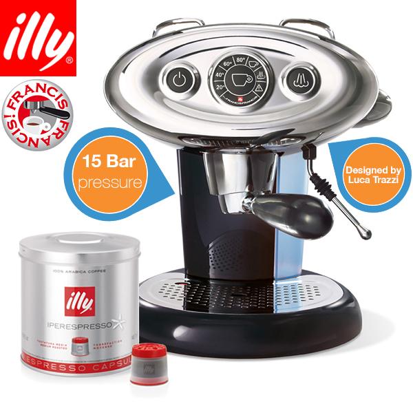 iBood Home & Living - Illy Francis Francis X7 zwart iBood Home & Living - Illy Francis Francis X7 zwart
