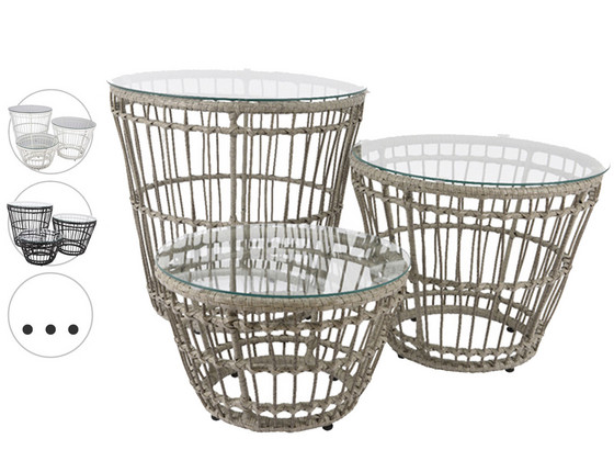 iBood Home & Living - Kaemingk Wicker 3-delige Buitenset iBood Home & Living - Kaemingk Wicker 3-delige Buitenset
