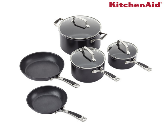 iBood Home & Living - KitchenAid Pannenset (5-delig) iBood Home & Living - KitchenAid Pannenset (5-delig)