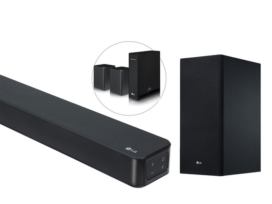 iBood Home & Living - LG 3.1 SL6YF Soundbar | 2x Surround Speakers