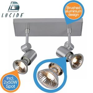 iBood Home & Living - Lucide Noxx plafondarmatuur met 2 spots iBood Home & Living - Lucide Noxx plafondarmatuur met 2 spots