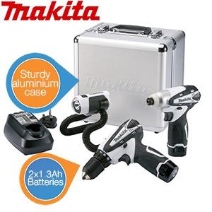 iBood Home & Living - Makita 10.8V Li-Ion accu boormachine- / slagschroevendraaierset iBood Home & Living - Makita 10.8V Li-Ion accu boormachine- / slagschroevendraaierset