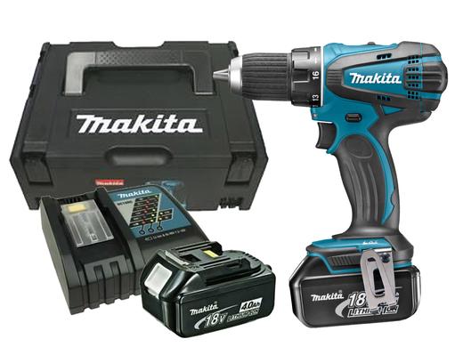 iBood Home & Living - Makita 18 Volt Li-ion boor-/schroefmachine in MBox met 2x 4.0Ah Li-ion accu?s iBood Home & Living - Makita 18 Volt Li-ion boor-/schroefmachine in MBox met 2x 4.0Ah Li-ion accu?s