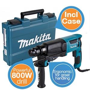 iBood Home & Living - Makita krachtige combihamer SDS-Plus 800 Watt iBood Home & Living - Makita krachtige combihamer SDS-Plus 800 Watt