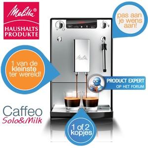 iBood Home & Living - Melitta Caffeo Solo&Milk: 1 van de kleinste koffieautomaten ter wereld! iBood Home & Living - Melitta Caffeo Solo&Milk: 1 van de kleinste koffieautomaten ter wereld!