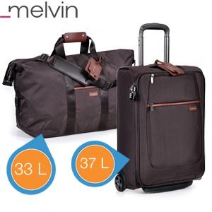 iBood Home & Living - Melvin bagage set: Trolley & Weekender (37L en 33L)
