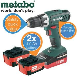 iBood Home & Living - Metabo BS 18 Li | 18 Volt 4.0Ah accu-boorschroevendraaier iBood Home & Living - Metabo BS 18 Li | 18 Volt 4.0Ah accu-boorschroevendraaier