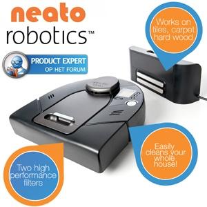 iBood Home & Living - Neato Robotstofzuiger, XV Signature met extra accessoire pakket iBood Home & Living - Neato Robotstofzuiger, XV Signature met extra accessoire pakket