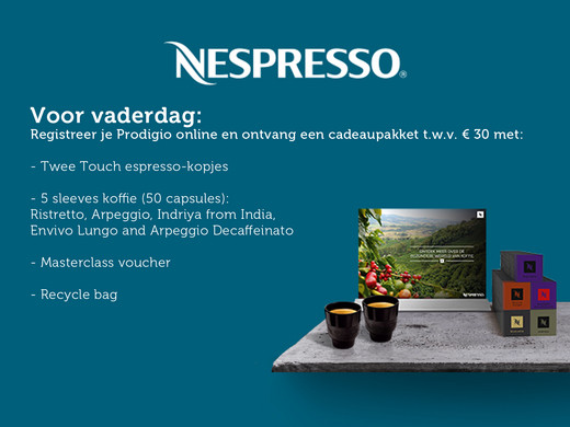 iBood Home & Living - Nespresso Magimix Prodigio Koffieapparaat iBood Home & Living - Nespresso Magimix Prodigio Koffieapparaat