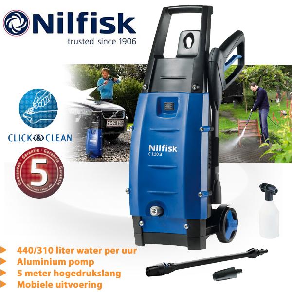 iBood Home & Living - Nilfisk Compacte Hogedrukreiniger iBood Home & Living - Nilfisk Compacte Hogedrukreiniger