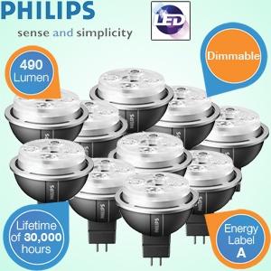 iBood Home & Living - Philips 10 pack dimbare gu5.3 Ledlampen met 490 lumen