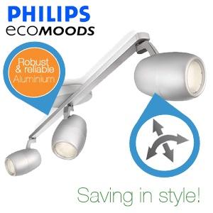 iBood Home & Living - Philips Ecomoods energiebesparende Spotlight plafonnière