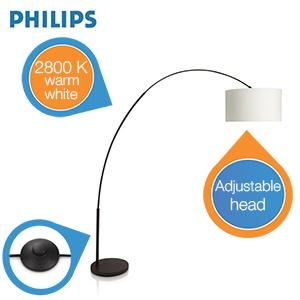 iBood Home & Living - Philips myLiving vloerlamp met verstalbare kop (type: 42208/86/16)