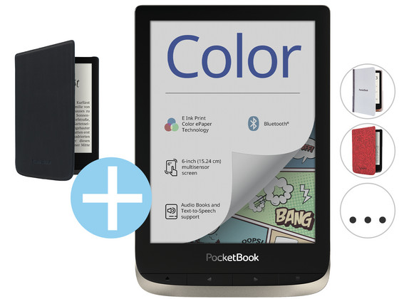 iBood Home & Living - Pocketbook Color E-Reader + Gratis Cover