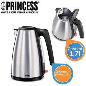iBood Home & Living - Princess RVS waterkoker met inhoud van 1,7 liter iBood Home & Living - Princess RVS waterkoker met inhoud van 1,7 liter