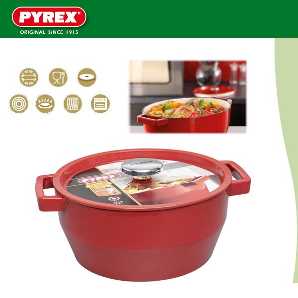 iBood Home & Living - Pyrex Slow Cook Gietijzeren braadpan iBood Home & Living - Pyrex Slow Cook Gietijzeren braadpan