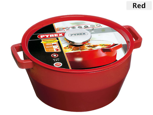 iBood Home & Living - Pyrex Slowcook Braadpan (24 cm) iBood Home & Living - Pyrex Slowcook Braadpan (24 cm)