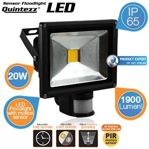 iBood Home & Living - Quintezz 20W LED Floodlight met bewegingssensor - Nieuwe Versie! iBood Home & Living - Quintezz 20W LED Floodlight met bewegingssensor - Nieuwe Versie!