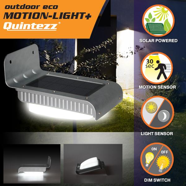iBood Home & Living - Quintezz Outdoor Eco Motion Light+