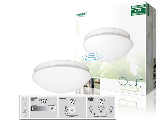 iBood Home & Living - Ranex plafonnière met bewegingssensor voor binnen en buiten iBood Home & Living - Ranex plafonnière met bewegingssensor voor binnen en buiten