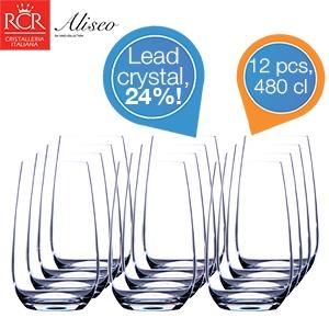 iBood Home & Living - RCR CRISTALLERIA ITALIANA 12-delige loodkristallen glazenset ? 24% loodkristal!