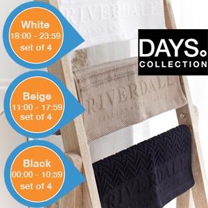 iBood Home & Living - Riverdale badhandoeken van 140x70cm (600gr/m2) set van 4 - Zwart iBood Home & Living - Riverdale badhandoeken van 140x70cm (600gr/m2) set van 4 - Zwart