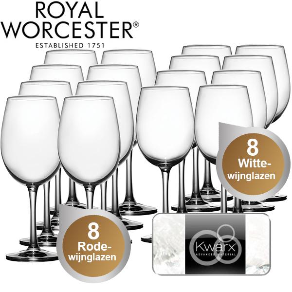 iBood Home & Living - Royal Worcester set wijnglazen