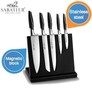 iBood Home & Living - Sabatier Dakar-Aries 6-delige messenset, inclusief magnetisch blok iBood Home & Living - Sabatier Dakar-Aries 6-delige messenset, inclusief magnetisch blok