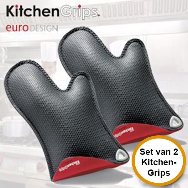 iBood Home & Living - Set Kitchengrips ovenhandschoenen iBood Home & Living - Set Kitchengrips ovenhandschoenen