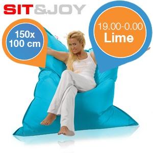 iBood Home & Living - Sit&Joy Basic 150x100cm Aqua ? Geschikt voor binnen en buiten