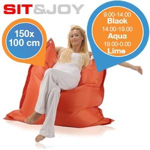iBood Home & Living - Sit&Joy Basic 150x100cm Oranje ? Geschikt voor binnen en buiten