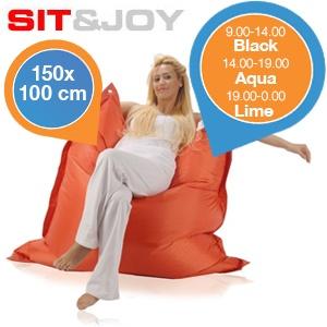 iBood Home & Living - Sit&Joy Basic 150x100cm Oranje ? Geschikt voor binnen en buiten iBood Home & Living - Sit&Joy Basic 150x100cm Oranje ? Geschikt voor binnen en buiten
