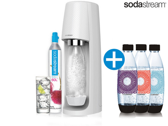 iBood Home & Living - SodaStream Spirit + 3 Extra Flessen iBood Home & Living - SodaStream Spirit + 3 Extra Flessen